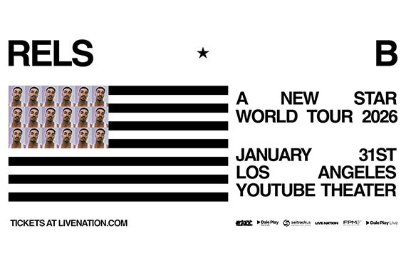 More Info for Rels B Adds US Dates To His Successful  “A New Star World Tour”  The Spanish Artist Will Stop At YouTube Theater On Saturday, January 31. 
