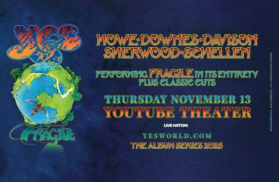 More Info for YES: The Fragile 2025 Tour