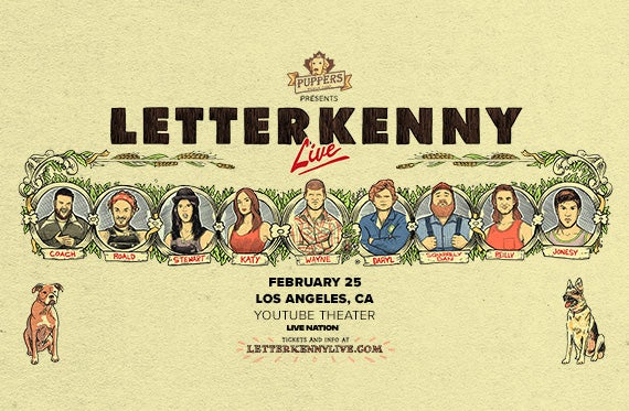 More Info for LETTERKENNY LIVE