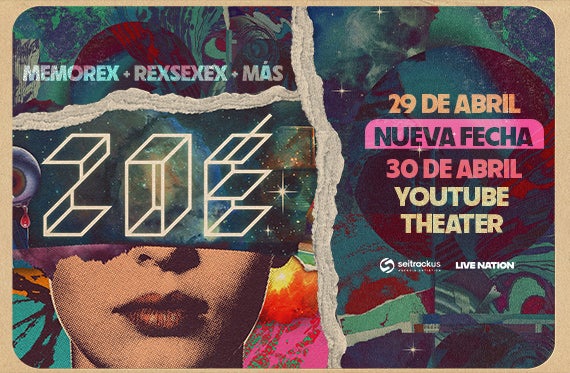 More Info for Debido a la Demanda de Los Fans la Banda Mexicana Zoé Suma Una Segunda Fecha Dentro de su Gira a la Parada de Los Ángeles: 29 Y 30 de Abril en El YouTube Theater