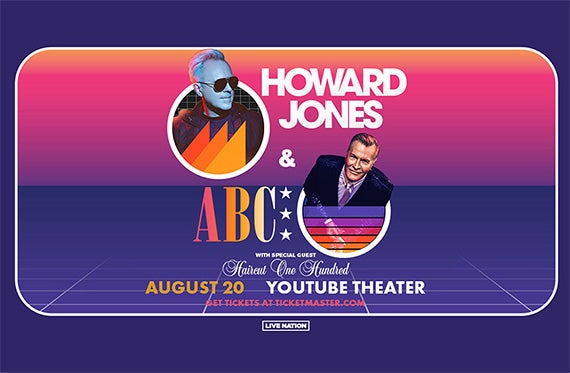 More Info for New Wave Icon Howard Jones and Synth Pop Stars Abc Set For North American Tour This Summer With Special Guest Alternative Pop Faves Haircut 100