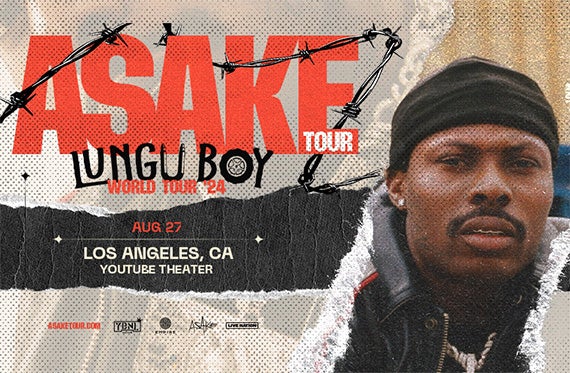 More Info for Asake Announces ‘lungu Boy World Tour’ With Shows Across North America and Europe 