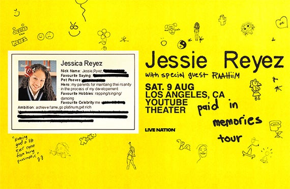 More Info for Jessie Reyez Announces the ‘Paid in Memories Tour’ Across North America, Europe and the UK With a Stop at YouTube Theater