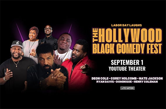 More Info for 2024 Hollywood Black Comedy Festival Returns to YouTube Theater Labor Day Weekend