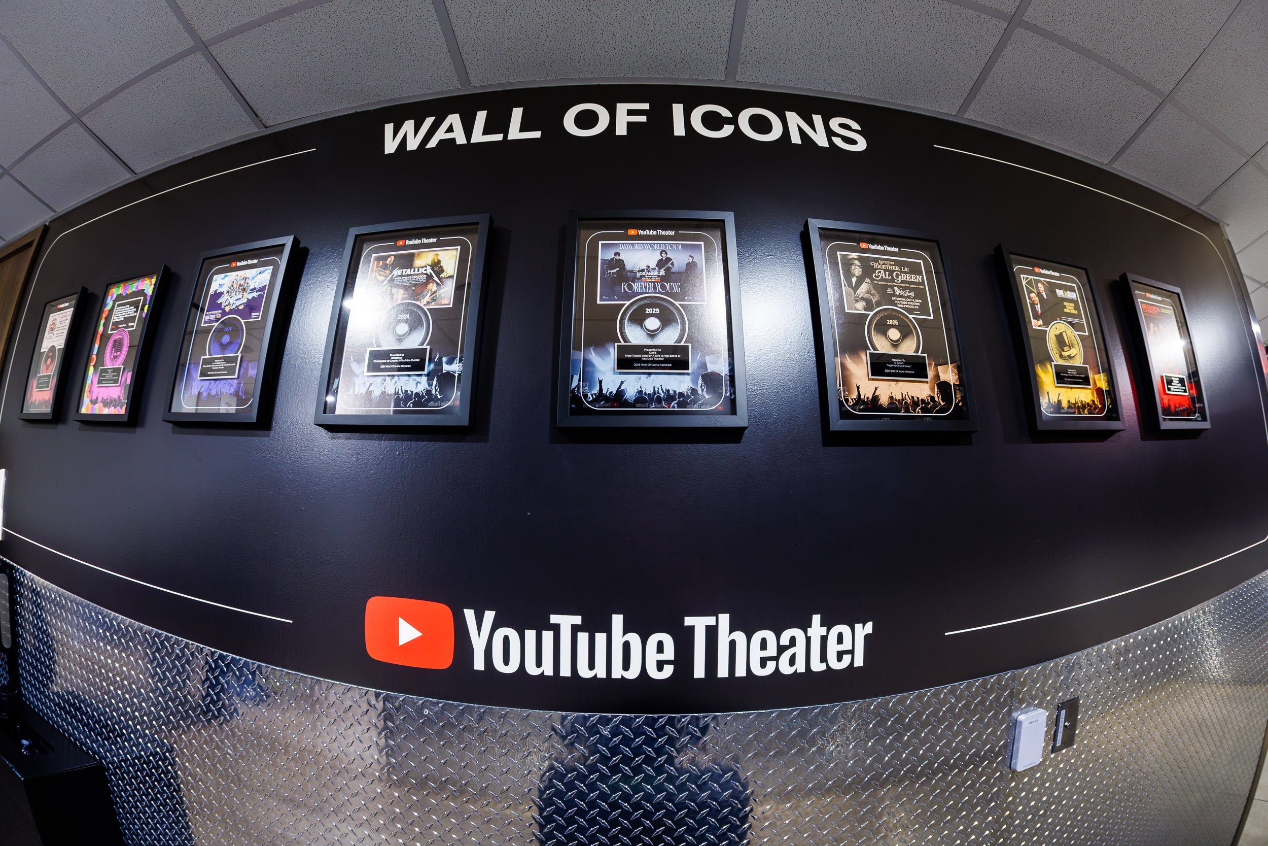More Info for YouTube Theater Adds Star-Studded Lineup to Wall of Icons